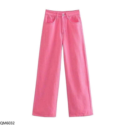 QM6032 QUẦN JEAN ỐNG SUÔNG NỮ