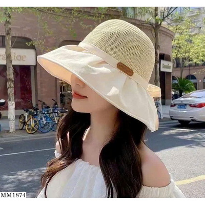 MM1874 MŨ TRÒN CHE NẮNG FORM RỘNG PHONG CÁCH HÀN