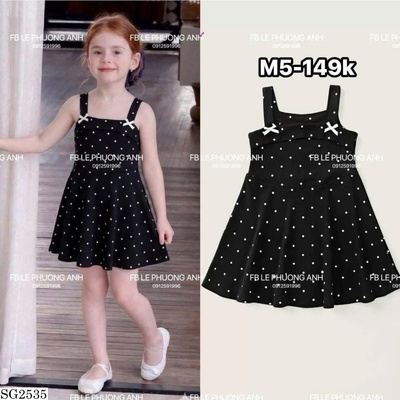 SG2535 VÁY BÉ GÁI XINH XẮN