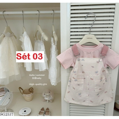 SG2537 SÉT YẾM + ÁO THUN KUTE BABY
