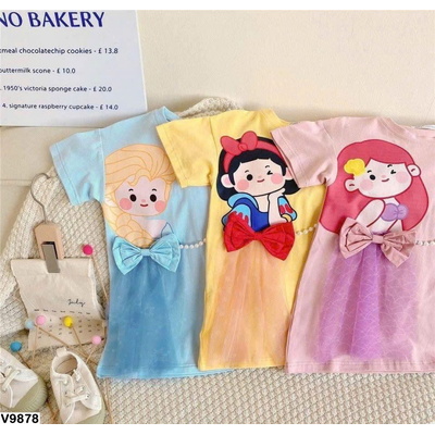 V9878 VÁY CÔNG CHÚA CHO BÉ YÊU