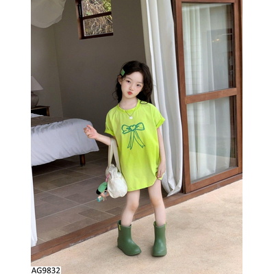AG9832 ÁO SUÔNG HỌA TIẾT DỄ THƯƠNG BG