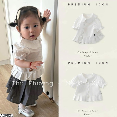 AG9831 ÁO SƠ MI CỔ SEN PREMIUM