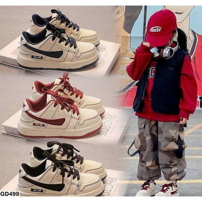 GD499 GIÀY SNEAKER PHỐI QUAI DÁN CHO BÉ