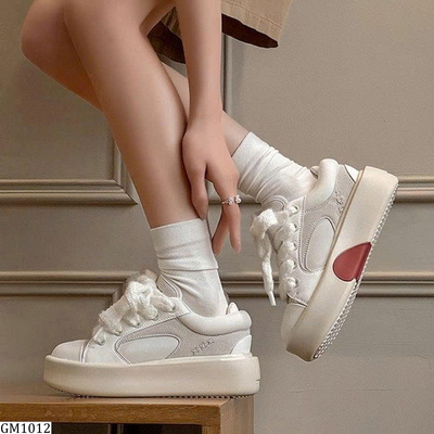 GM1012  SNEAKER ĐẾ DÀY PHỐI TIM