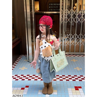 AG9843 ÁO CHẤM BI KITTY