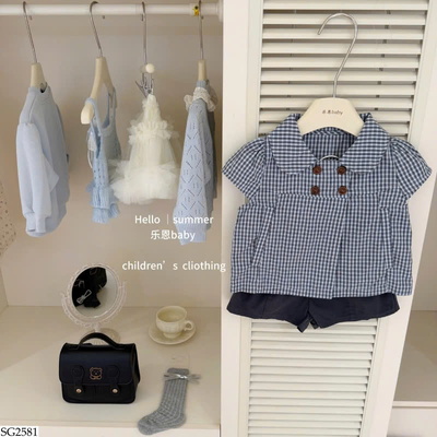 SG2581 BỘ ÁO SƠ MI + QUẦN SHORT