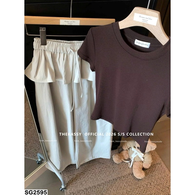 SG2595 SET ĐỒ NỮ THANH LỊCH – NHẸ NHÀNG MÀ VẪN CỰC TRENDY