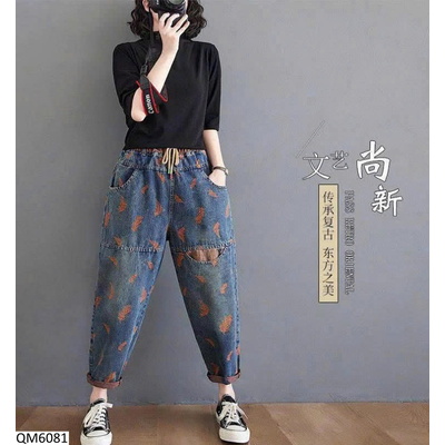 QM6081 QUẦN JEAN BAGGY HỌA TIẾT CHO NỮ