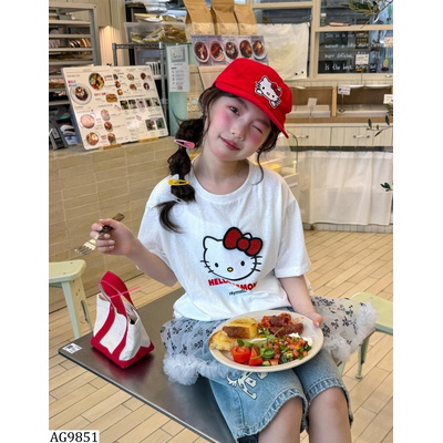 AG9851 ÁO THUN GIẤY KITTY