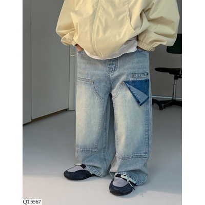 QT5567 JEANS SUÔNG BẠC GỐI GIẢ TÚI CÁ TÍNH CHEESE
