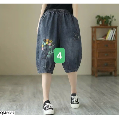 QM6087 QUẦN SHORT JEAN NỮ
