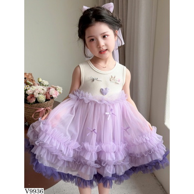 V9936 VÁY CÔNG CHÚA XẾP TẦNG