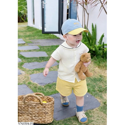 VN0304.01 SET SƠ MI CHO BÉ TRAI