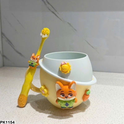 PK1154 Set bàn chải + cốc kem đánh răng cho bé