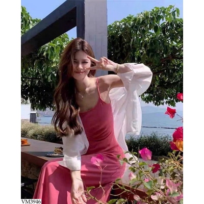 VM3946 VÁY 2 DÂY MÙA HÈ NHÀ MOSESQUEEN