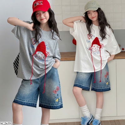 SG2635 ÁO THUN MIX QUẦN SHORT PHONG CÁCH