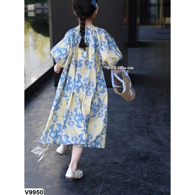 V9950 VÁY HOA CHO BÉ GÁI
