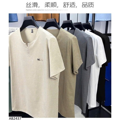 AB2437 ÁO PHÔNG NAM CỔ V