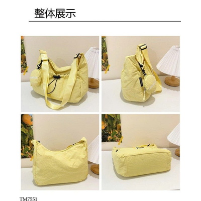 TM7551 TÚI VẢI TRƠN ĐEO CHÉO OXFORD