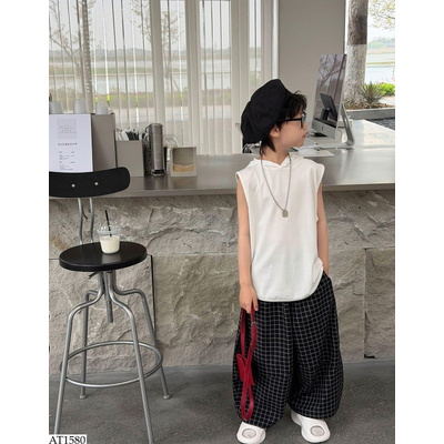 AT1580 HOODIE LIỀN MŨ TRẮNG FANSHU