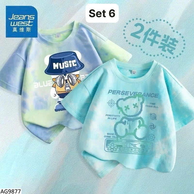 AG9877 SET 2 ÁO CHO BÉ JEANSWEST