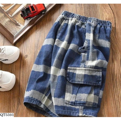 QT5593 QUẦN SHORT BÉ TRAI TÚI HỘP CÁ TÍNH