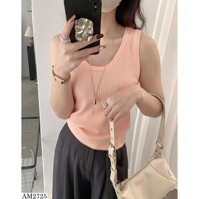 AM2725 ÁO HAI DÂY THUN GÂN NỮ
