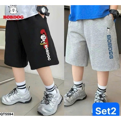 QT5594 Sét 2 quần bé trai sz đại Bobdog