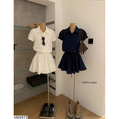VM3973 VÁY TAY PHỒNG CỔ BẺ CHO NỮ W.G.W.E