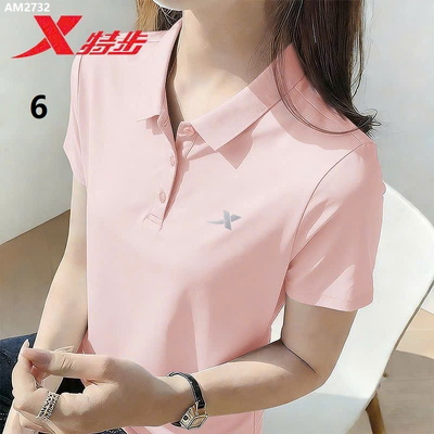AM2732 ÁO POLO MÀU TRƠN XTEP NỮ