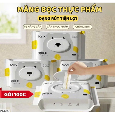 PK1220 SET 3 GÓI MÀNG BỌC THỰC PHẨM