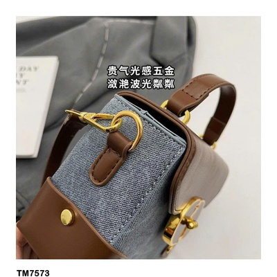 TM7573 TÚI XÁCH DÁNG HỘP PHỐI DA
