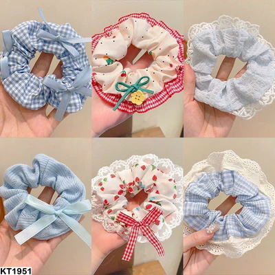 KT1951 SET 6 DÂY SCRUNCHIES XINH YÊU CHO BÉ