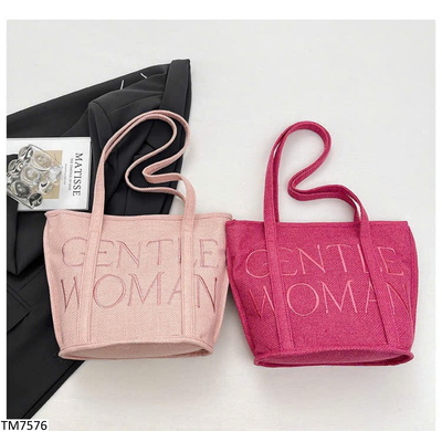 TM7576 TÚI TOTE CHỮ CHO NỮ