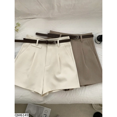 QM6149 QUẦN SHORT KÈM BELT CHO NỮ