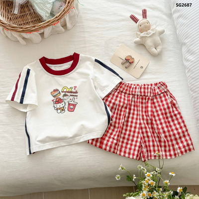 SG2687 BỘ BÉ GÁI HELLO KITTY Ningli