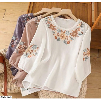 AM2764 ÁO ĐŨI CỔ TRÒN