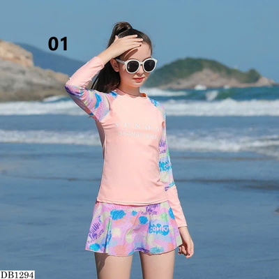 DB1294 ĐỒ BƠI TRẺ EM DÀI TAY CHỐNG NẮNG