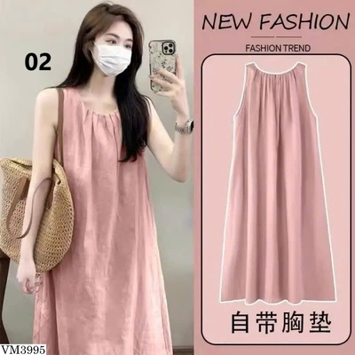 VM3995 VÁY MẶC NHÀ SIÊU MÁT