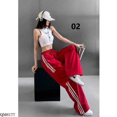 QM6177 QUẦN THỂ THAO NỮ ỐNG RỘNG