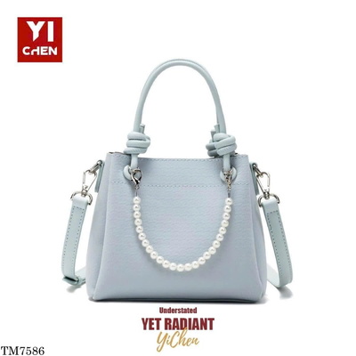 TM7586 TÚI XÁCH YICHEN MIX CHUỖI NGỌC TRAI
