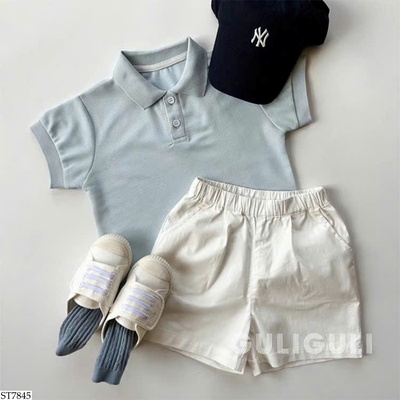 ST7845 SET POLO CHO BÉ TRAI