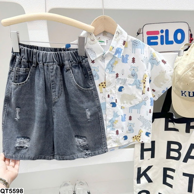 QT5598 QUẦN SHORT BÉ TRAI KACADY
