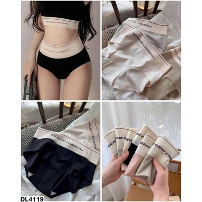 DL4119 SET 5 CÁI MIX MÀU QUẦN CHIP SU CHỮ “ SEXY HEALTHY “