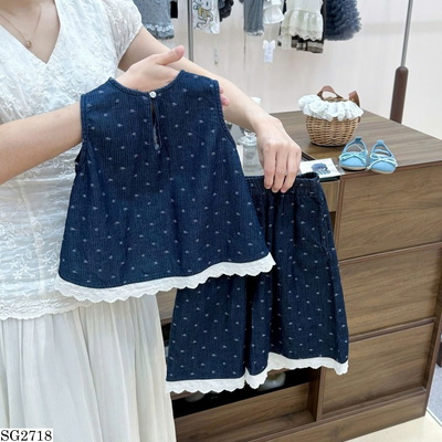 SG2718 BỘ QUẦN ÁO SÁT NÁCH BÉ GÁI