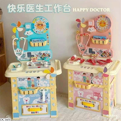DC1601 BỘ ĐỒ CHƠI BÀN LÀM VIỆC BÁC SĨ CHO BÉ