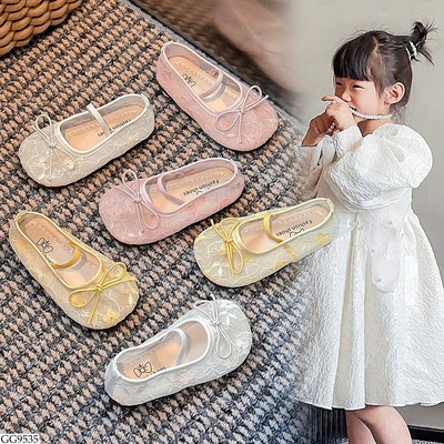 GG9535 GIÀY BÚP BÊ NƠ BG