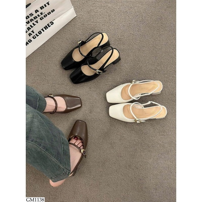 GM1138 GIÀY MARY JEAN HỞ GÓT CHO NỮ