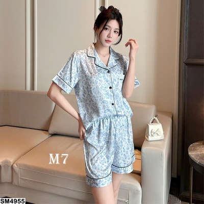 SM4955 BST BỘ PIJAMA CỘC MẶC NHÀ CHO NỮ
